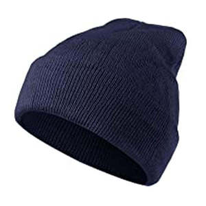 Gorro forrado de satén para mujeres y hombres, gorro de invierno tejido con Cable, gorro holgado, gorro cálido con Calavera, gorros de material acrílico con forro de seda - Product Image 1