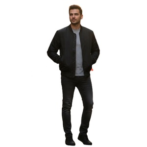 Veste en soie épaisse rembourrée de coton pour homme, de qualité supérieure et avec option de personnalisation. - Product Image 3