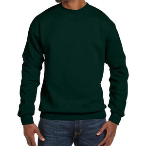 Premium Regular Fit hommes pull sweat 100% coton polaire col rond Logo personnalisé impression numérique automne - Product Image 4