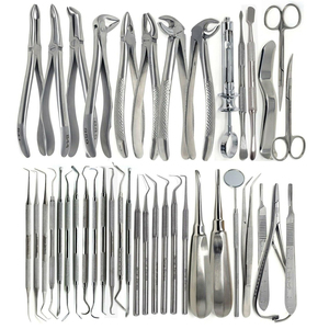 Kit de Instrumentos Profesionales de Acero Inoxidable para Cirugía Dental, 36 Piezas, Elevadores y Pinzas de Extracción, Certificado CE, Pakistán - Product Image 1