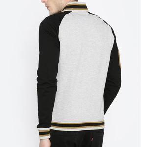 Chaqueta Universitaria Personalizada con Logotipo Personalizado OEM, Chaqueta Universitaria de Lona con Cuello Alto, Cortavientos, Unisex - Product Image 3