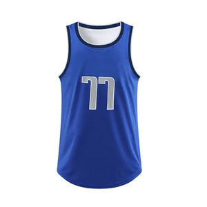Uniforme de Baloncesto Personalizado con Logotipo Hip Hop, Jersey de Malla 100% Poliéster de Secado Rápido y Transpirable, Talla Grande, Unisex, Camiseta sin Mangas - Product Image 1