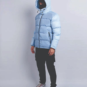 Veste matelassée d'hiver pour homme sur mesure en gros, style tendance de haute qualité, taille plus, respirante, logo frontal OEM, coupe-vent - Product Image 4