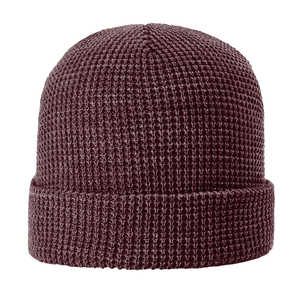 Gorros de Punto Tipo Waffle para Hombre y Mujer, Gorros de Invierno con Vuelta, Gorros Lisos, Gorro Tipo Waffle con Vuelta, Gorro de Punto Acogedor, Logotipo Personalizado 2026 - Product Image 6