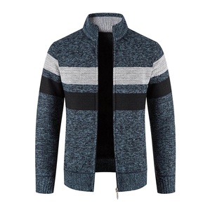 Suéter para hombre transpirable y cómodo, de corte holgado, color sólido, con capucha y cremallera. - Product Image 4