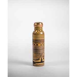 MARVELOUS! Bouteilles d'eau en cuivre avec couvercle, plus longue durée de conservation au frais, grande capacité, design écologique, conserve la température rafraîchissante - Product Image 1