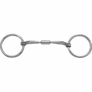 Anneau lâche confortable Mèche anglaise en acier inoxydable Mèche équestre Bradoon But Horse Mouth Bits - Product Image 4
