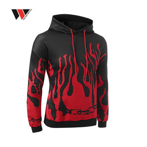 Sweat-shirt sport en tissu polyester lourd de haute qualité, sweat-shirt uni personnalisé pour homme, streetwear, logo OEM personnalisé, sweats-shirts 2024. - Product Image 2