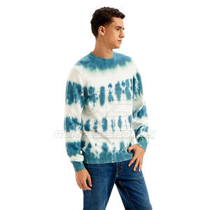 Sudadera con tinte de corbata para hombre, elegante jersey de tono degradado con tela de algodón suave para Otoño y uso diario informal - Product Image 4
