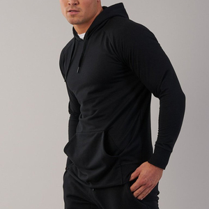 Sudadera de Hombre al por Mayor, Personalizada, de Alta Calidad, 100% Algodón, Cuello Redondo, Estilo Informal, Sudadera Corta con Capucha - Product Image 3