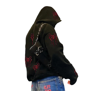 เสื้อฮู้ดผู้ชายผ้าฝ้าย 100% สไตล์ลำลองแนวสตรีท - Product Image 4