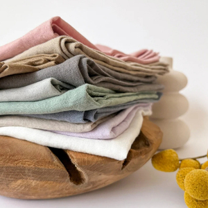 Vente en gros usine : <span class=keywords><strong>Tissu</strong></span> <span class=keywords><strong>de</strong></span> <span class=keywords><strong>serviette</strong></span> 100% lin, réutilisable, diverses couleurs, doux, lavé, écologique - Product Image 3