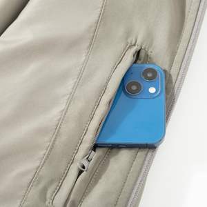 Veste bomber de baseball légère pour homme avec col montant, fermeture éclair intégrale, vêtement de sport pour le printemps, l'automne et l'hiver, logo sur le devant - Product Image 5