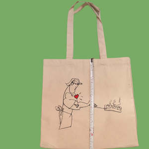 กระเป๋าผ้าฝ้ายออกแบบตามสั่งเป็นมิตรต่อสิ่งแวดล้อมและทนทาน - Product Image 2