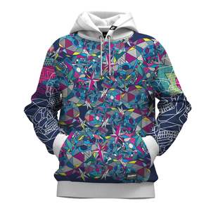 ET Sudaderas con capucha de invierno para hombre Impresión 3D personalizada de gran tamaño Plus Lined 100% algodón Diseño especial y logotipo - Product Image 3
