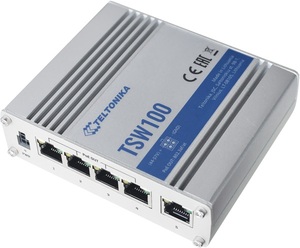 Teltonika TSW100 <b>PoE</b> <b>Switch</b>, 5x RJ45 1000Mb/s, 4x <b>PoE</b>, 60W - Product Image 2