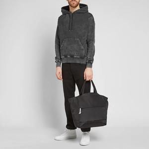 Sweat à capuche pour homme en denim délavé, lourd, uni, couleur unie, sweat à capuche pour homme en denim délavé - Product Image 4