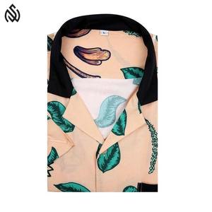 Camisa de manga corta con estampado de algodón de talla grande para hombre, camisas para hombre, ropa de calle, vacaciones de buena calidad - Product Image 3