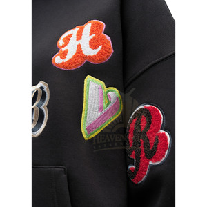 Sudaderas de Fabricante 100% Algodón Personalizadas para Mujer, Bordado Chenille, Sudadera con Capucha Elegante de Manga Larga, Transpirable para Mujer - Product Image 5