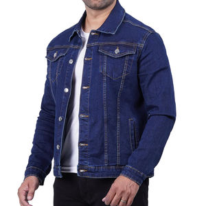 Nuevo logotipo personalizado diseño elegante fácil de usar chaquetas de hombre, chaquetas de hombre, chaqueta para hombre chaqueta de mezclilla de tendencia hombres - Product Image 2