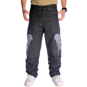 Customized Color Baggy <b>Jeans</b> Trending Hip Hop <b>Men's</b> Denim <b>Jeans</b> <b>Men's</b> Baggy Denim <b>Jeans</b> From Pakistan - Product Image 1