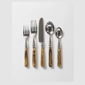 Best Design Set de couverts en acier inoxydable Set cuillère et fourchette avec manche en bois pour les événements de mariage - Product Image 6