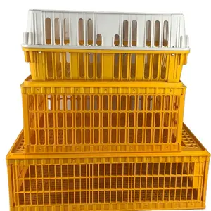 750*550*270mm Poultry processing plastic transport box chicken transport crates for live chicken