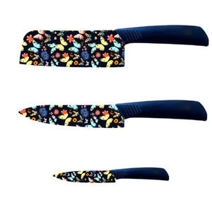 Couteaux de chef en céramique populaires, 2 ensembles, manche en plastique personnalisé, lavables au lave-vaisselle, écologiques, prix d'usine, services d'exécution des commandes Shopify - Product Image 1