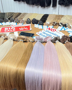 Extensiones de Cabello Humano Vietnamita Natural de Primera Calidad, Estilo de Trama Cosida a Mano, Precio al por Mayor de la Más Alta Calidad, Todos los Colores - Product Image 3