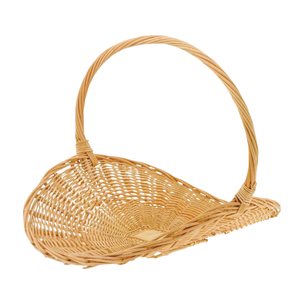 Panier de fleurs en rotin en osier vietnamien fabriqué à la main panier de fruits en rotin avec poignée parfait pour les mariages et la décoration intérieure - Product Image 1