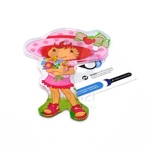 Plateaux à cils personnalisés en gros avec logo, dernières nouveautés, pour filles, avec motif de fraises, porte-cils, palettes, outil de beauté, extensions de cils en verre - Product Image 1