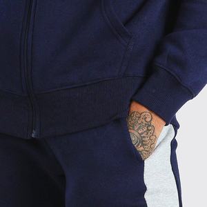 Conjunto Deportivo de Invierno para Hombre de Alta Calidad al por Mayor, Transpirable, con Forro Polar de Dos Tonos, Sudadera con Capucha y Pantalones Deportivos Personalizados - Product Image 6