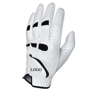 Guantes de golf de piel de oveja para mujeres, hombres, niños, cierre ajustable, deportes, poliéster, microfibra, diseño colorido, Material de cuero - Product Image 6