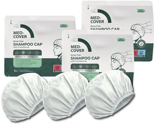Gorro de Champú Desechable MED-COVER, No Tejido, Apto para Microondas, Sin Enjuague - Product Image 3