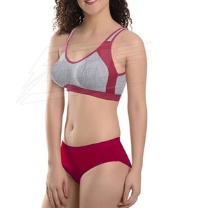 Women Sports <b>Bra</b> Set Seamless <b>Stretch</b> Comfortable Fitness Underwear Wireless Comfort <b>Bra</b> Set Women Soft Breathable - Product Image 2