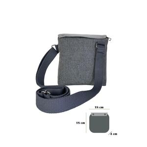 Borsa a tracolla in tela intrecciata con stampa a tracolla borsa idrorepellente 5 scomparti 18x18cm DJ