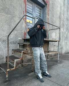 Sweat à capuche zippé personnalisé uni 450 g/m² avec bloc de couleurs Triple Jackets Vintage Acid Wash Zip Hoodies - Product Image 3