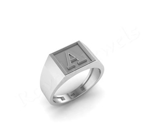 2025 haute qualité 925 argent Sterling 18K plaqué or personnalisé gravé bague de mariage bon fournisseur hommes beaux bijoux en gros - Product Image 1