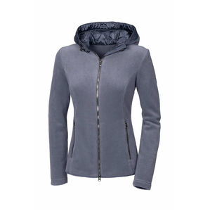 Chaqueta de Equitación Elegante y Funcional, de Nailon y Forro Polar, con Cierre Frontal, Diseño de Bloques de Color, Ajuste Elástico, Resistente al Viento, Transpirable e Impermeable - Product Image 2