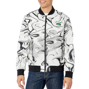 Service OEM Blouson d'aviateur pour hommes Blouson d'aviateur de haute qualité couleur unie manches fermeture éclair vêtements d'extérieur de style rue vêtements d'hiver - Product Image 4