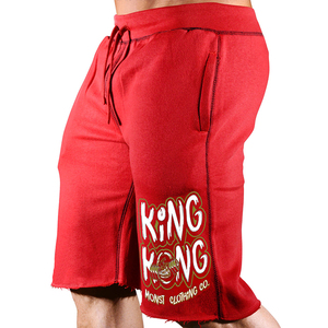 กางเกงขาสั้นฟิตเนสขาสั้นสำหรับผู้ชายกางเกงขาสั้นสำหรับใส่วิ่งในฤดูร้อนเอวยางยืดมีเชือกผูกรองเท้ากางเกงขาสั้นเล่นกีฬาสำหรับผู้ชาย - Product Image 2