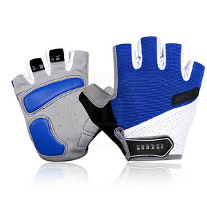 Guantes de Ciclismo de Medio Dedo de Cuero de Alta Calidad, Transpirables, Resistentes al Desgaste, Unisex, para Deportes al Aire Libre - Product Image 1