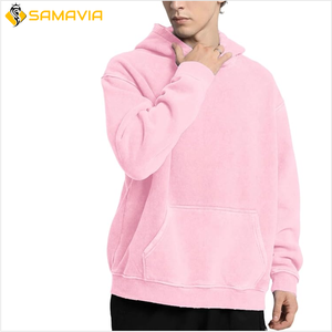Sweat à capuche élégant surdimensionné délavé à l'acide pour hommes et femmes 100% coton vêtements de mode urbains avec pantalons de survêtement pour l'hiver - Product Image 3