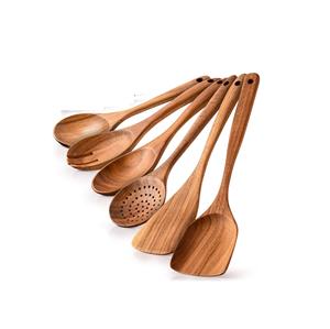 Juego de Cubiertos de madera de acacia Natural 100%, nuevos estilos, juego de cubiertos, cubiertos de alta calidad, juego de cubiertos de madera, tamaño personalizado - Product Image 3