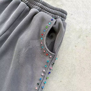 Pantalones Deportivos con Pedrería al por Mayor, Diseño de Cristales Brillantes, Ropa de Moda, Pantalones Deportivos con Pedrería - Product Image 6