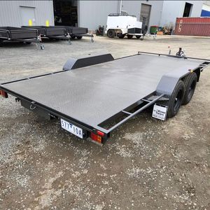 Semirremolque de Plataforma Plana de 3 Ejes, 20 pies/40 pies, Económico, para Transporte de Contenedores y Carga, con Cierre de Seguridad - Product Image 3