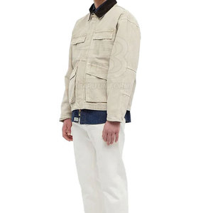 Best Price Cotton Twill <b>Jackets</b> For <b>Men</b> High Quality Cotton <b>Long</b> Sleeves Cotton Twill <b>Jacket</b> For <b>Men</b> - Product Image 5