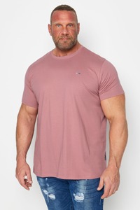 High Quality O-Neck Casual <b>Mens</b> Cotton T <b>Shirt</b> 100% Premium Cotton Rose <b>Pink</b> Core Print OEM/ODM Industry Trending Bangladesh - Product Image 4