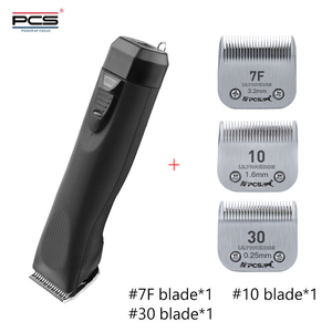 Tondeuse de toilettage professionnelle pour chiens A5 deux vitesses ensemble de tondeuses de toilettage pour animaux avec lames détachables 7F 10 #30 # - Product Image 1