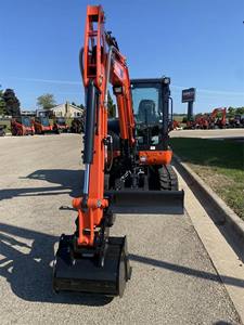 รถขุดขนาดเล็กแบบตีนตะขาบ KX040-4 ปี 2024 พร้อมถังขนาด 8 เมตร ความจุ 40.4 แรงม้า เครื่องยนต์ Huade ปั๊มไฮดรอลิก - Product Image 4